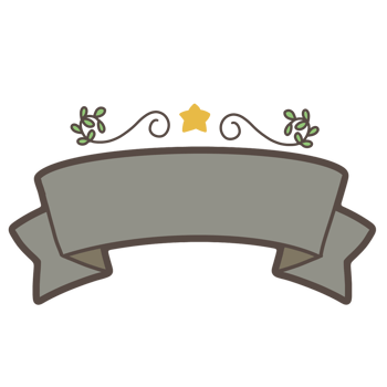 Ribbon banner decorations png