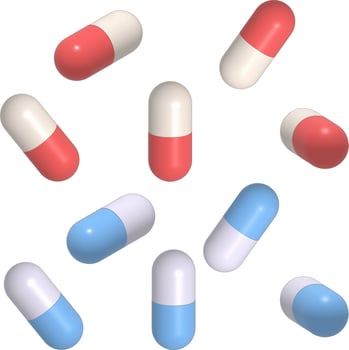 pills, drug icon isolated illustration vector