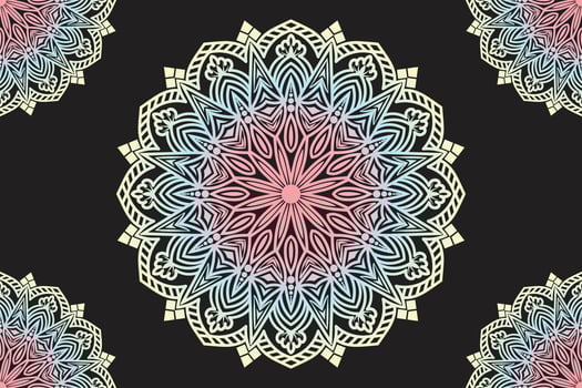 lace pattern design. Mandala background design. vector