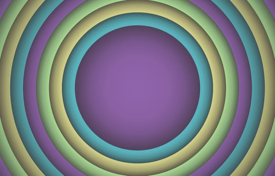 colorful gradient circle papercut background wallpaper design trendy vector
