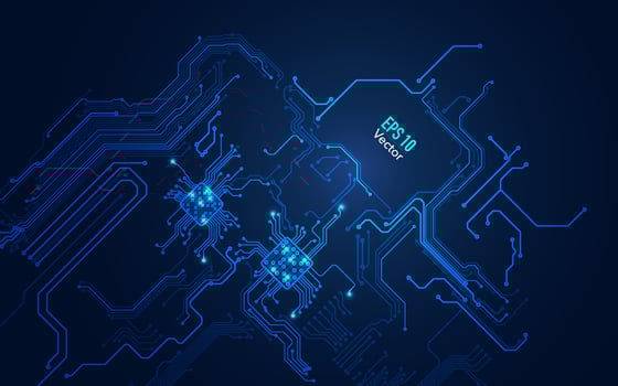 electronic pattern background vector
