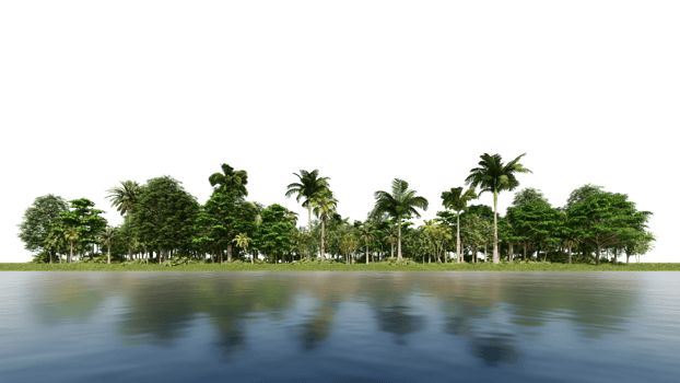 3ds rendering image of 3d rendering trees on grasses field png