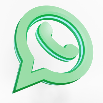Glossy WhatsApp 3D Render png