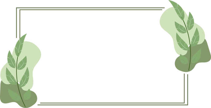 Floral Flower and leaf frame background  Cute frame doodle for design png