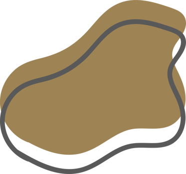 organic blob shapes hand drawn illustration png