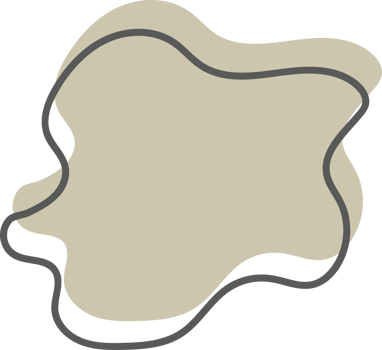 organic blob shapes hand drawn illustration png