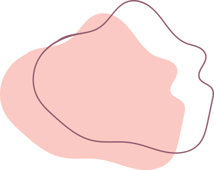 organic blob shapes hand drawn illustration png