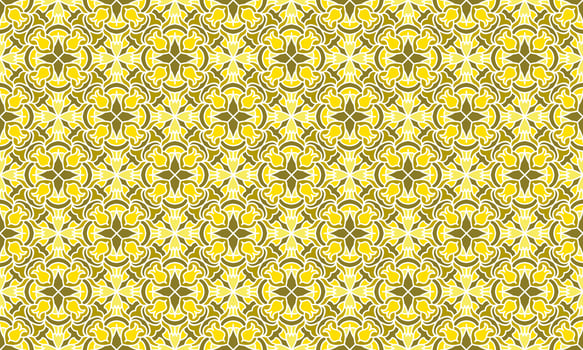 gold background ethnic pattern abstract vector