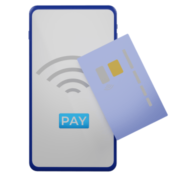 3d mobile phone and atm debit card, payment via nfc png