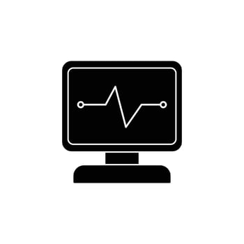 Monitor ICU Icon vector