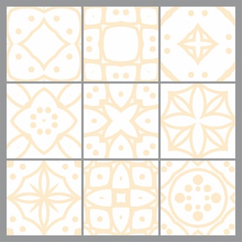 tiles patterns seamless design vector