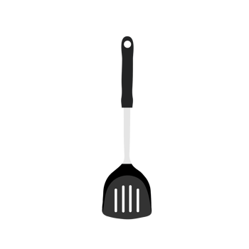 black spade of frying pan png