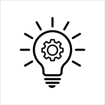 light bulb icon vector design template