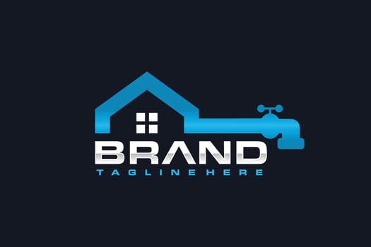 home faucet logo vector