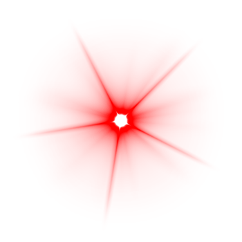 Red Light Lens Flare png