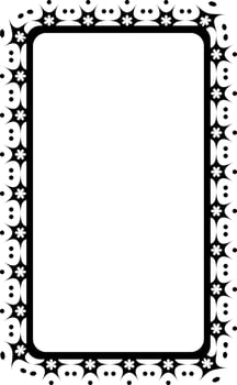 Frame design in vintage style vector