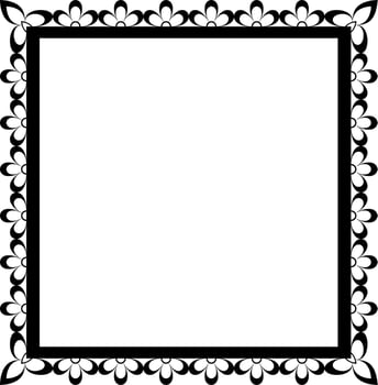 Frame design in vintage style vector