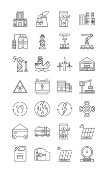 Industrial Icon Free vector