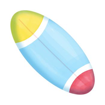 surfing Watercolor Clipart png