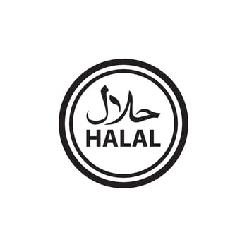Halal Icon EPS 10 vector