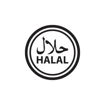 Halal Icon EPS 10 vector