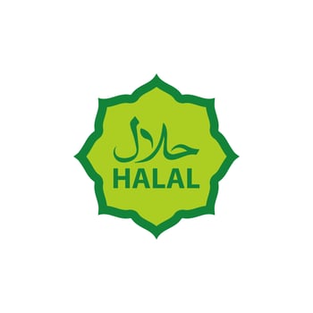 Halal Icon EPS 10 vector