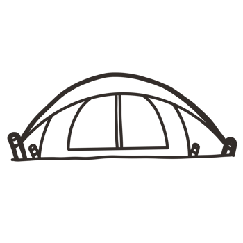 Camping line art png