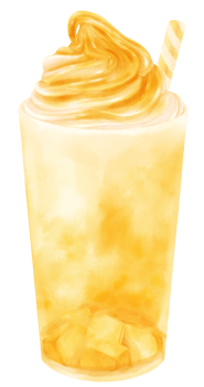 mango smoothie summer drink watercolor png