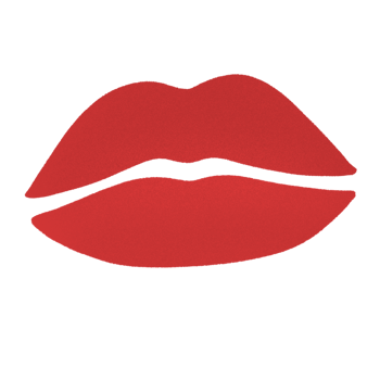 Valentine red lips png