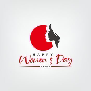 Happy Womens day International womens day vector template