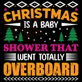 THE BEST NEW CHRISTMAS T-SHIRT DESIGN 2022 vector