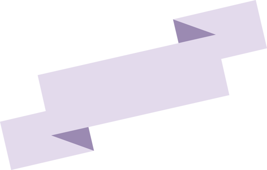 Purple ribbon and banner png