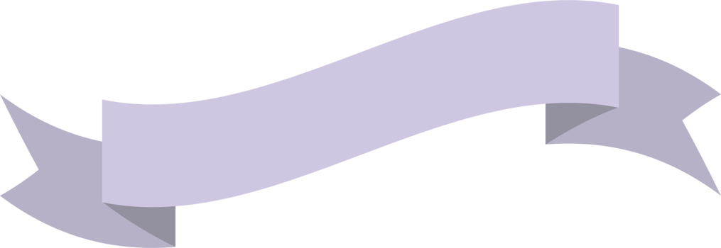 Purple ribbon and banner png