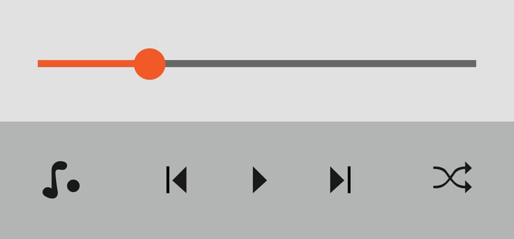 Minimal Android Navigation Bar Design vector