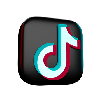 Tik tok Icon 3D Render png