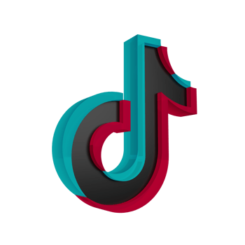 Tik tok Icon 3D Render png