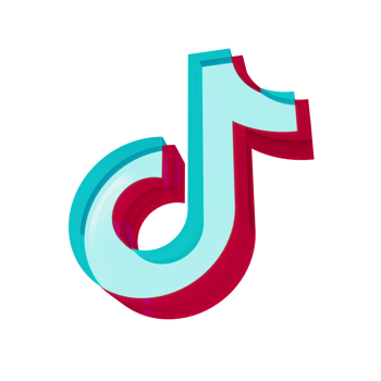 Tik tok Icon 3D Render png