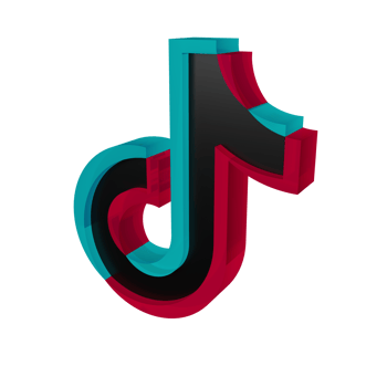 Tik tok Icon 3D Render png