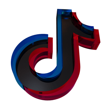 Tik tok Icon 3D Render png