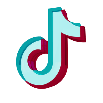 Tik tok Icon 3D Render png