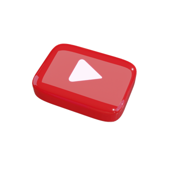 Glossy Youtube 3D Render Icon png
