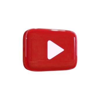 Youtube 3D Render Icon png