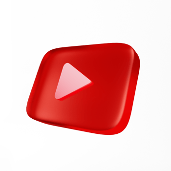 Youtube 3D Render Icon png