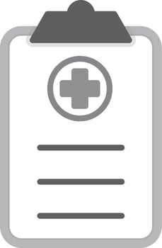 Check List Flat Greyscale vector