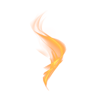 Fire PNG design with transparent background