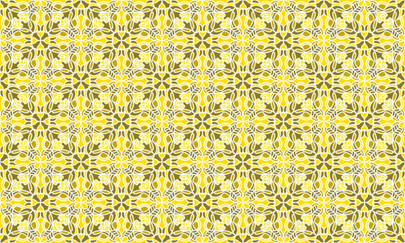 gold ethnic background pattern vector
