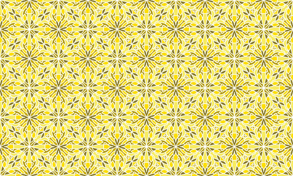 gold ethnic background pattern vector