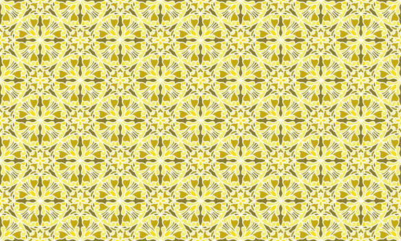 gold ethnic background pattern vector