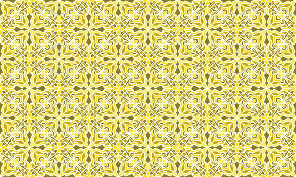 gold ethnic background pattern vector