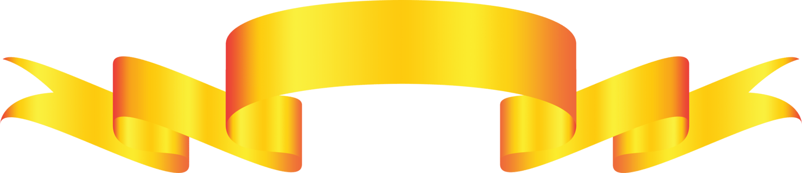 giltter gold ribbon png